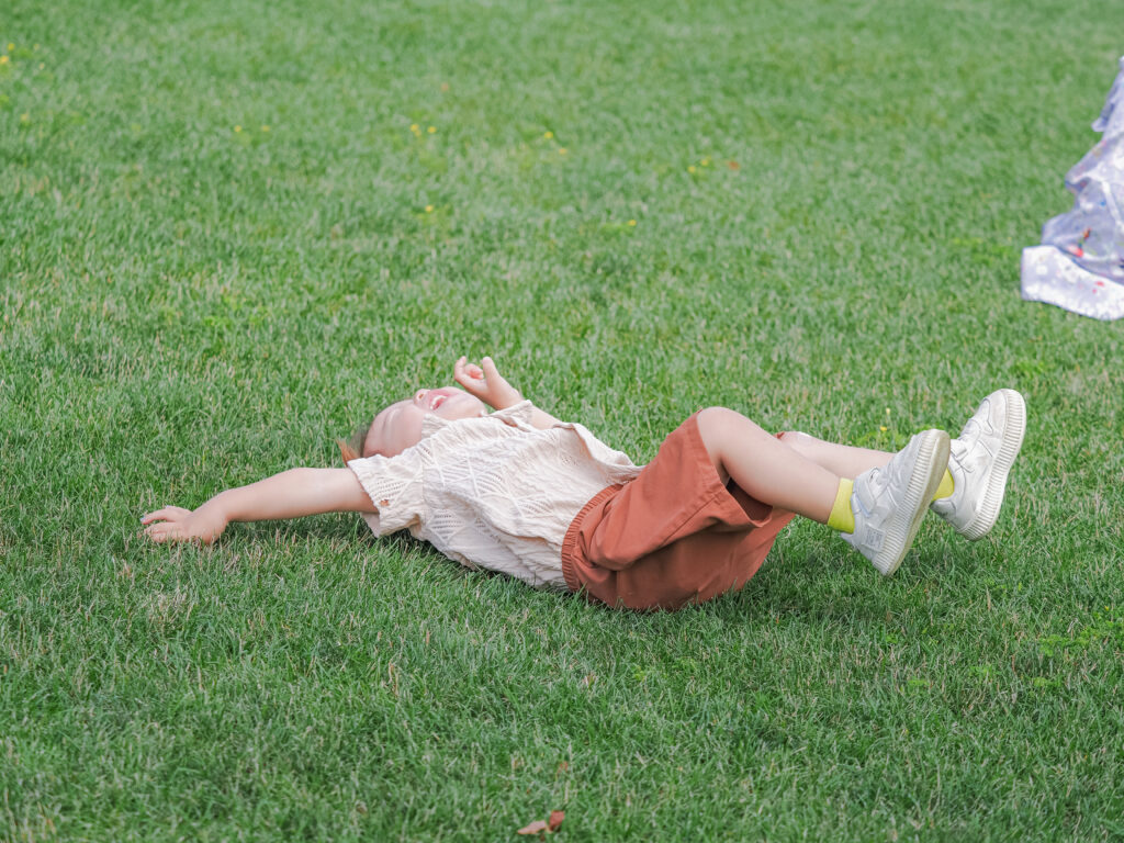 楽しくなりすぎちゃって、転がってる町内