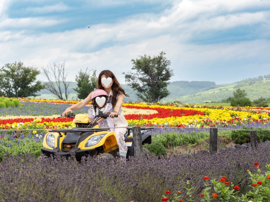 バギー乗車の写真