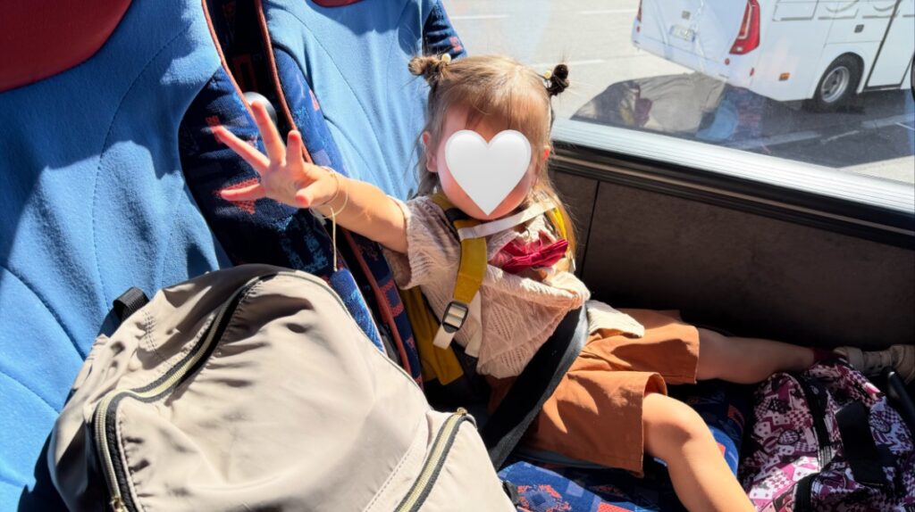 バスの中の様子