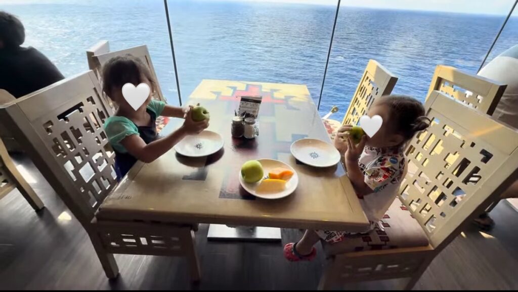 Calumet Buffetで食事の様子