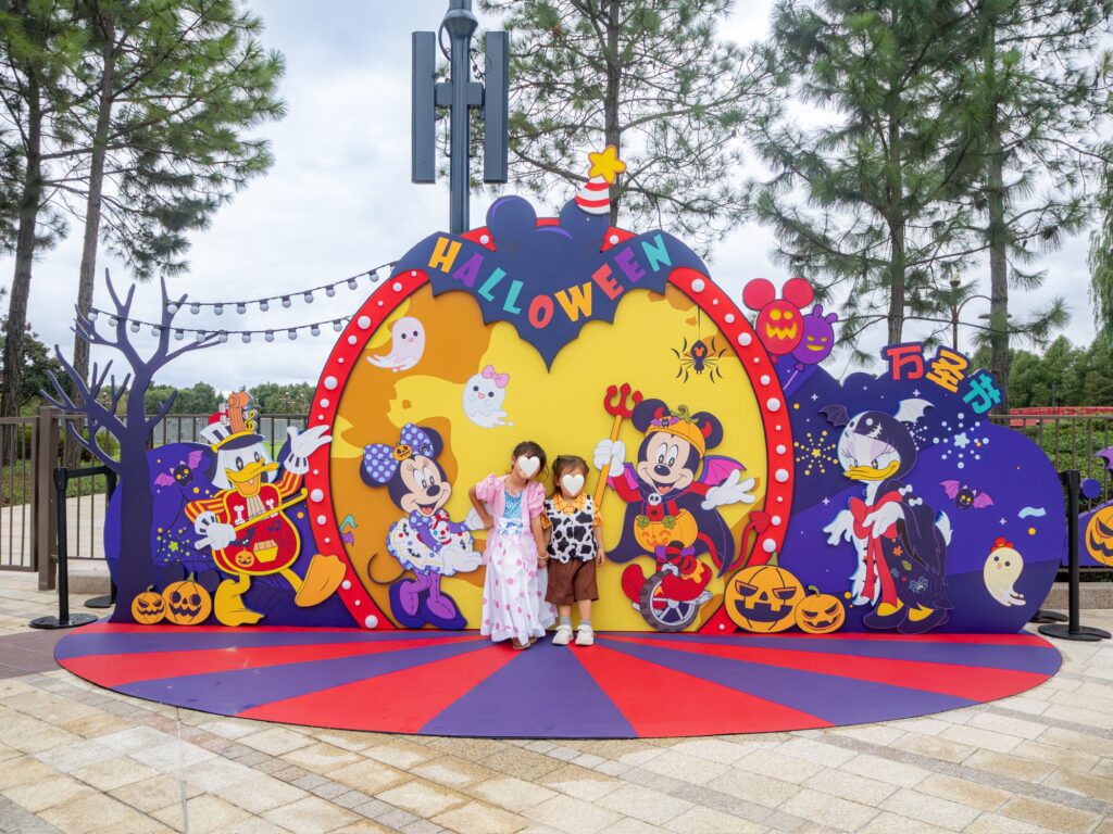 ハロウィンのフォトスポット