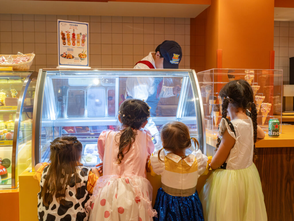 ホテルのアイス屋さん