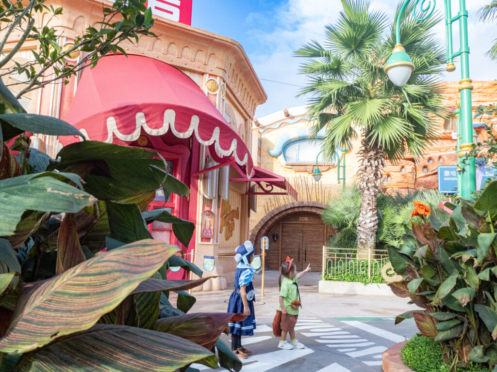 ズートピアエリアのフォトスポット