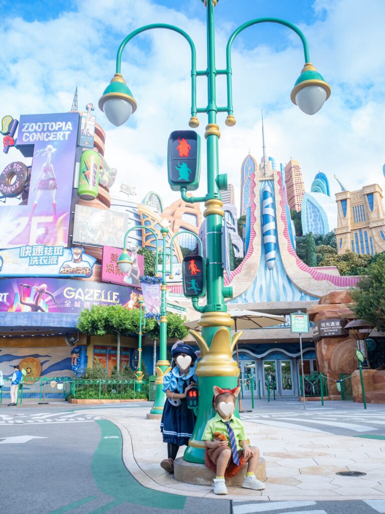 ズートピアエリアのフォトスポット