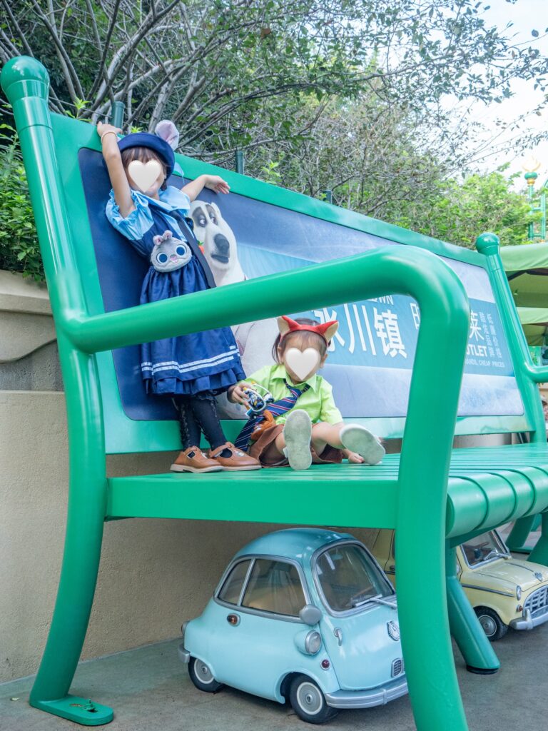 ズートピアエリアのフォトスポット