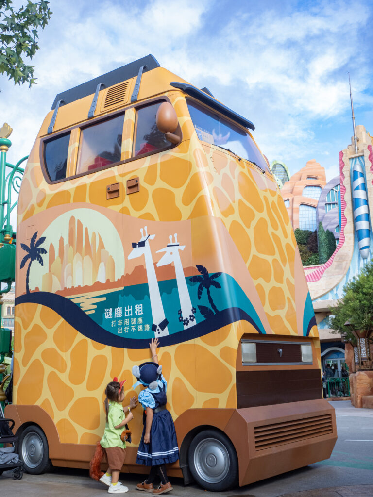 ズートピアエリアのフォトスポット