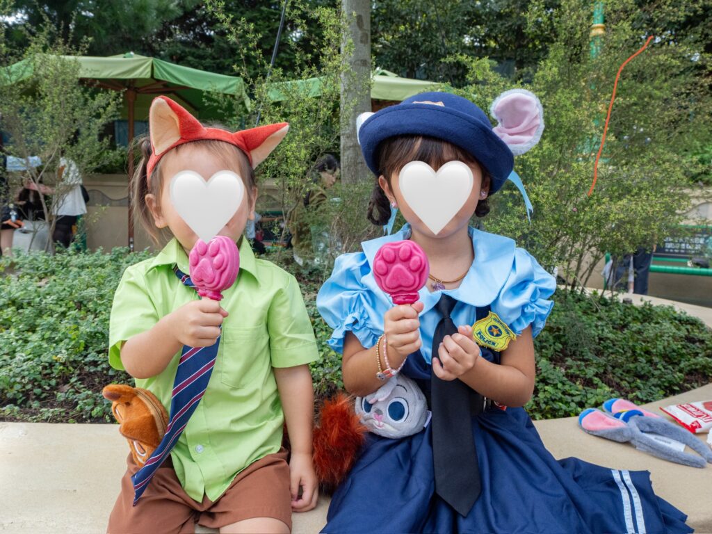 ズートピアエリアのフォトスポット